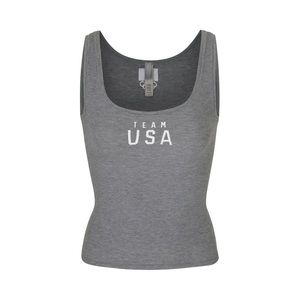 SKIMS Olympic Capsule Grey Tank Size M
